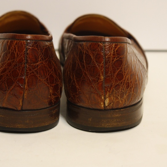 Vintage Cole Haan Crocodile mens shoes - Picture 3 of 6